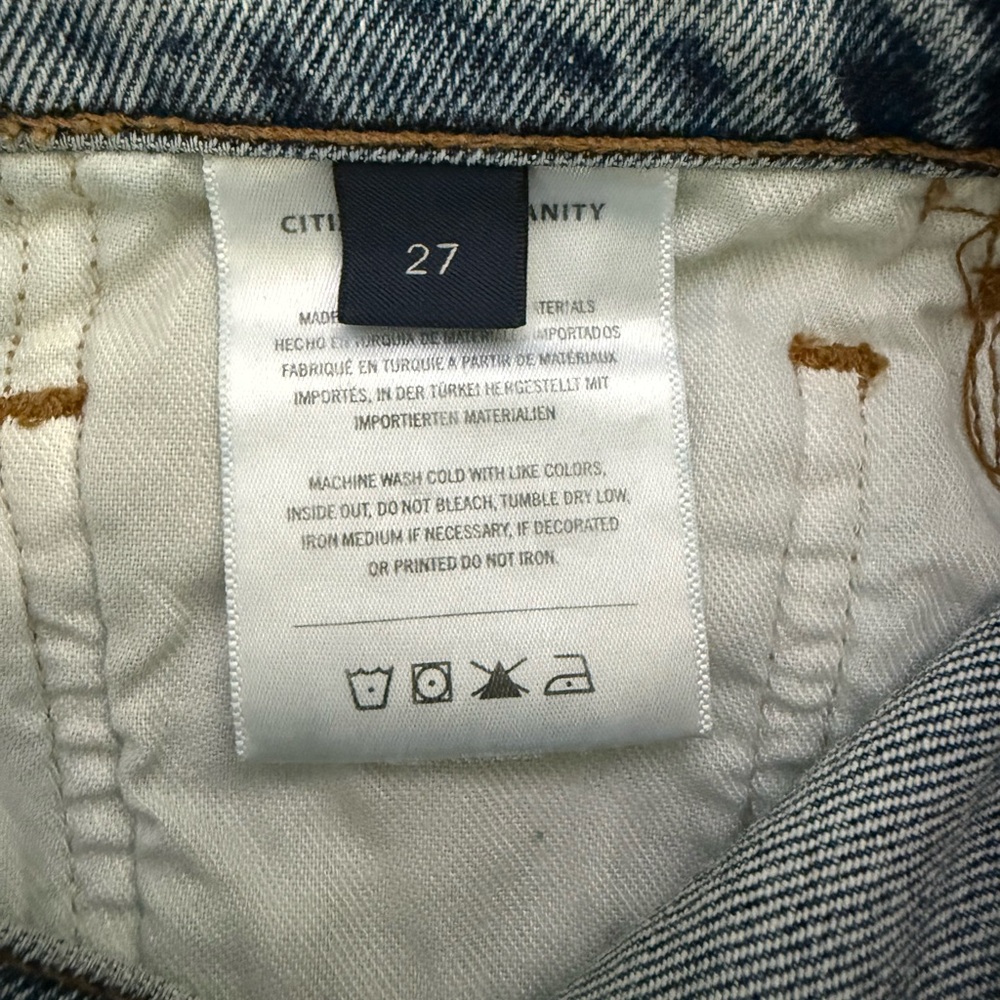 Citizens of Humanity Cropped Isola Raw Hem Premium Vintage Jeans-Size 27 - Picture 12 of 14